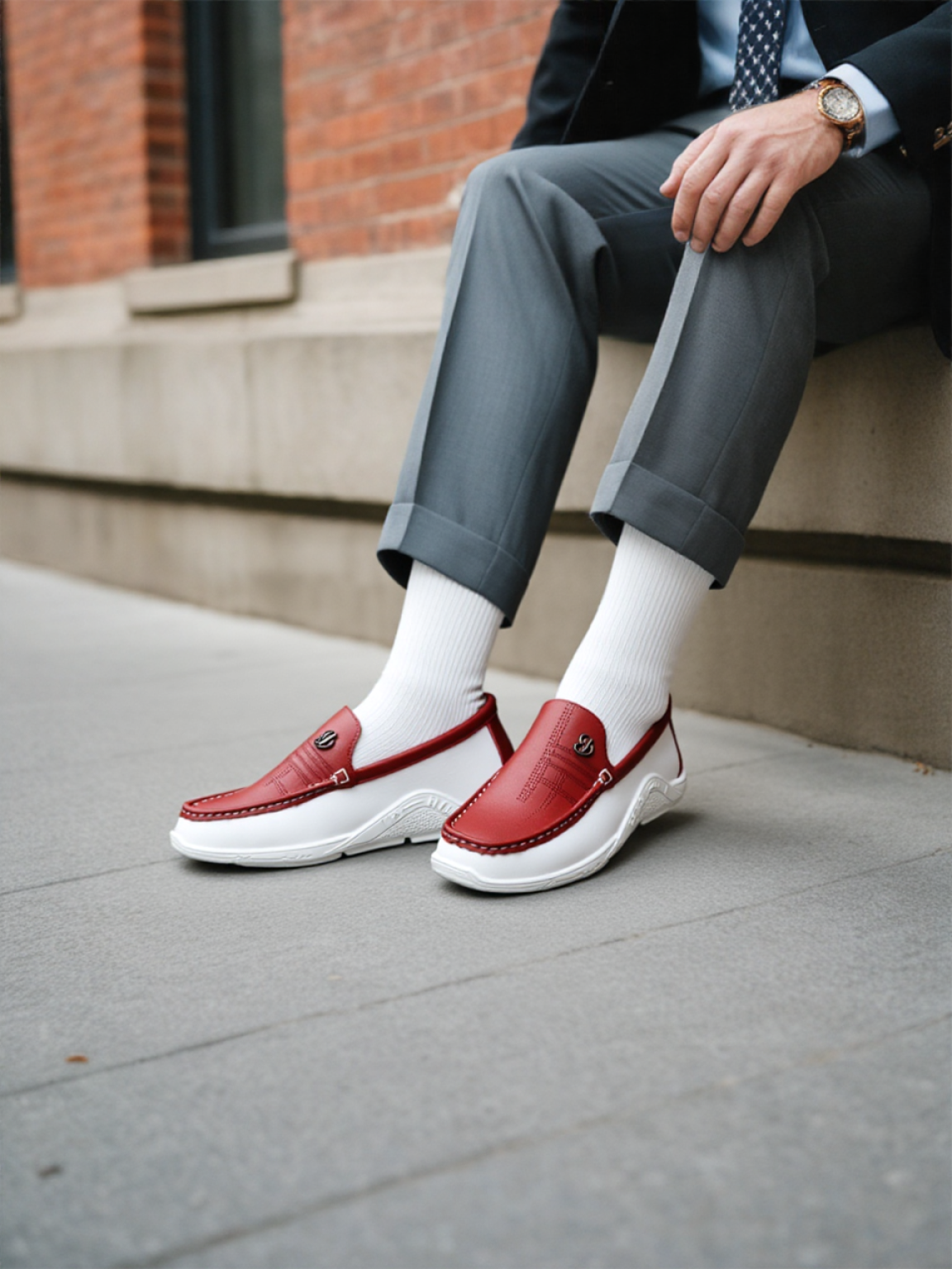 Luc Leather Loafers with high quality finish