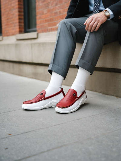 Luc Leather Loafers with high quality finish