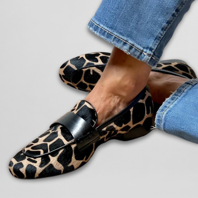 Nora | Animal Print Loafer