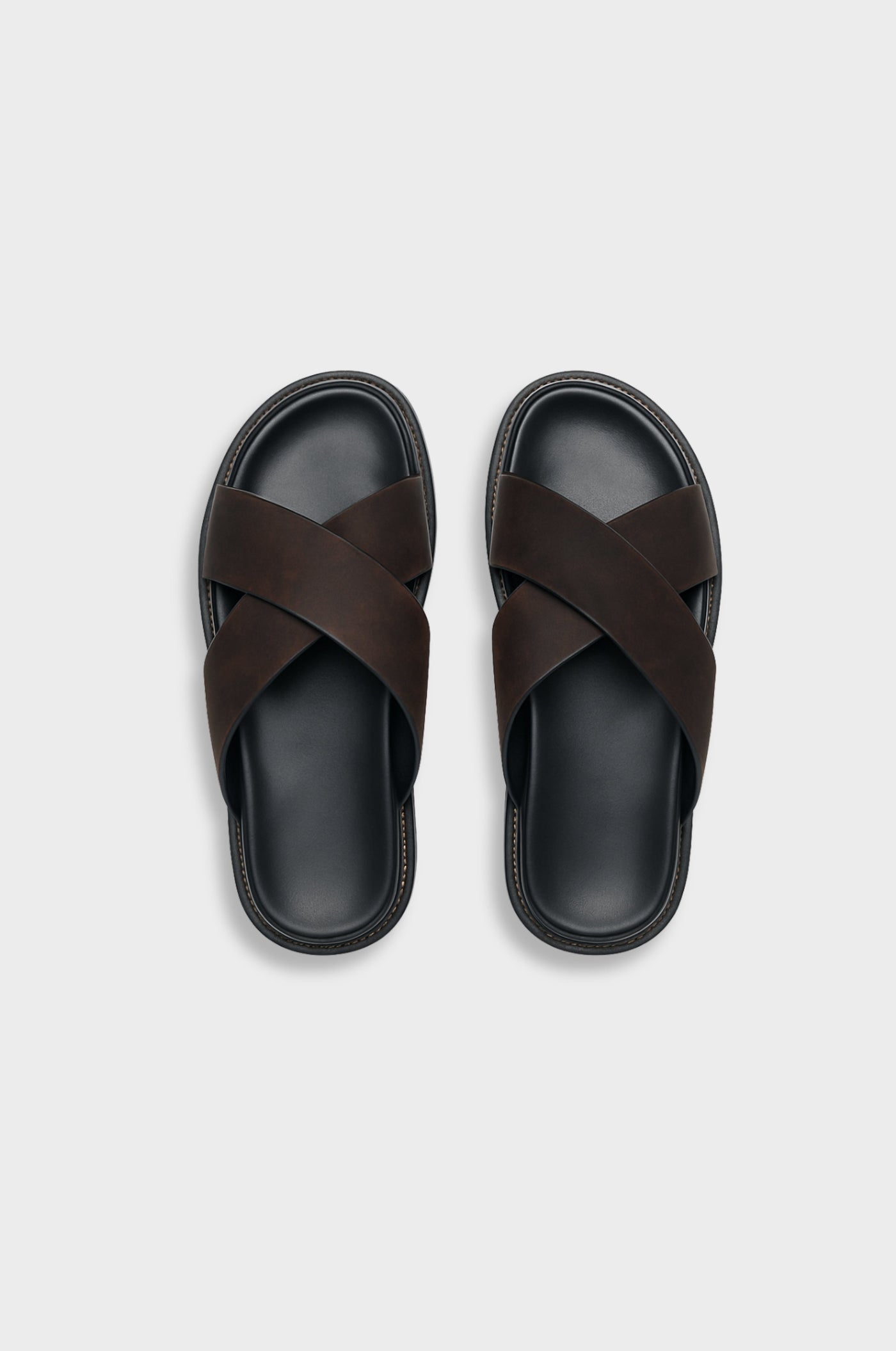 Eric Santorini Cross Strap Sandals