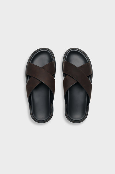 Eric Santorini Cross Strap Sandals