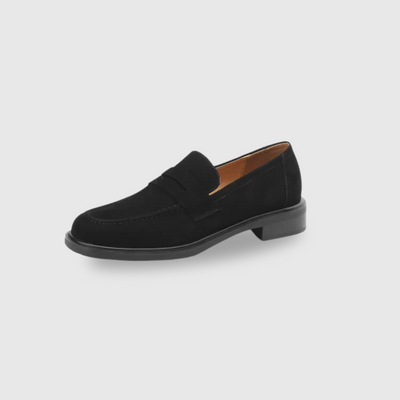 Round Toe Chunky Heel Pumps