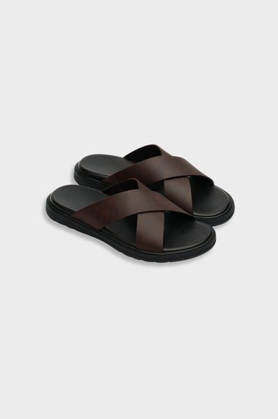 Eric Santorini Cross Strap Sandals