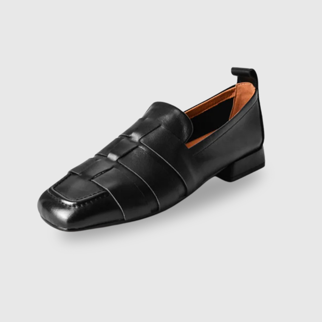 Low Heel Retro Loafers