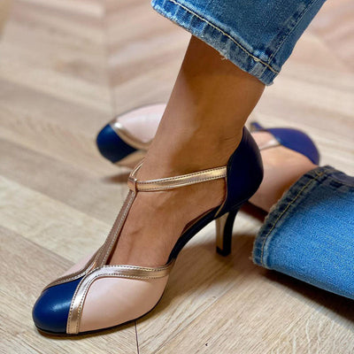Laya™ | T-Bar Court Shoes, Round Toe, Colourful and Comfortable