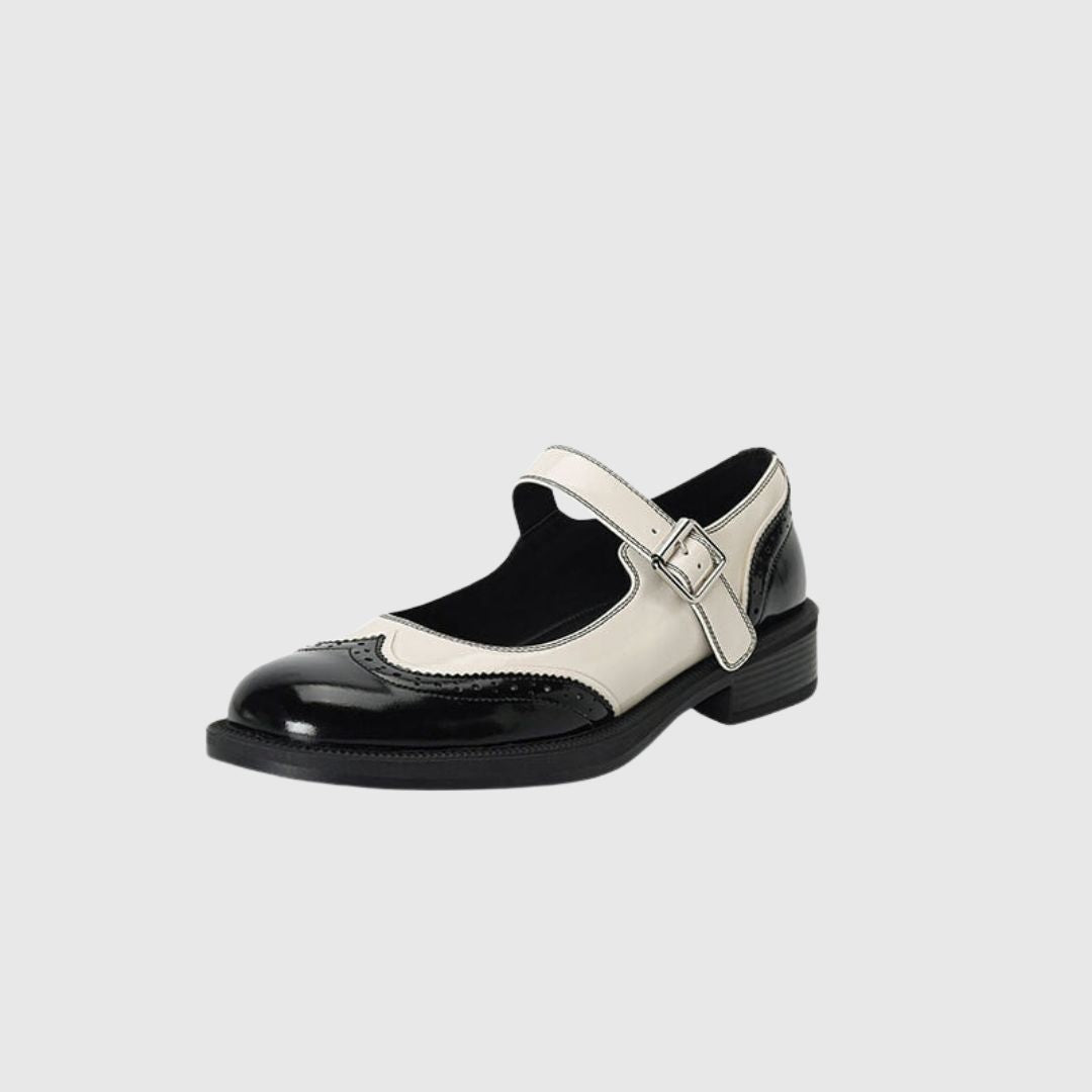 Retro Leather Mary Janes