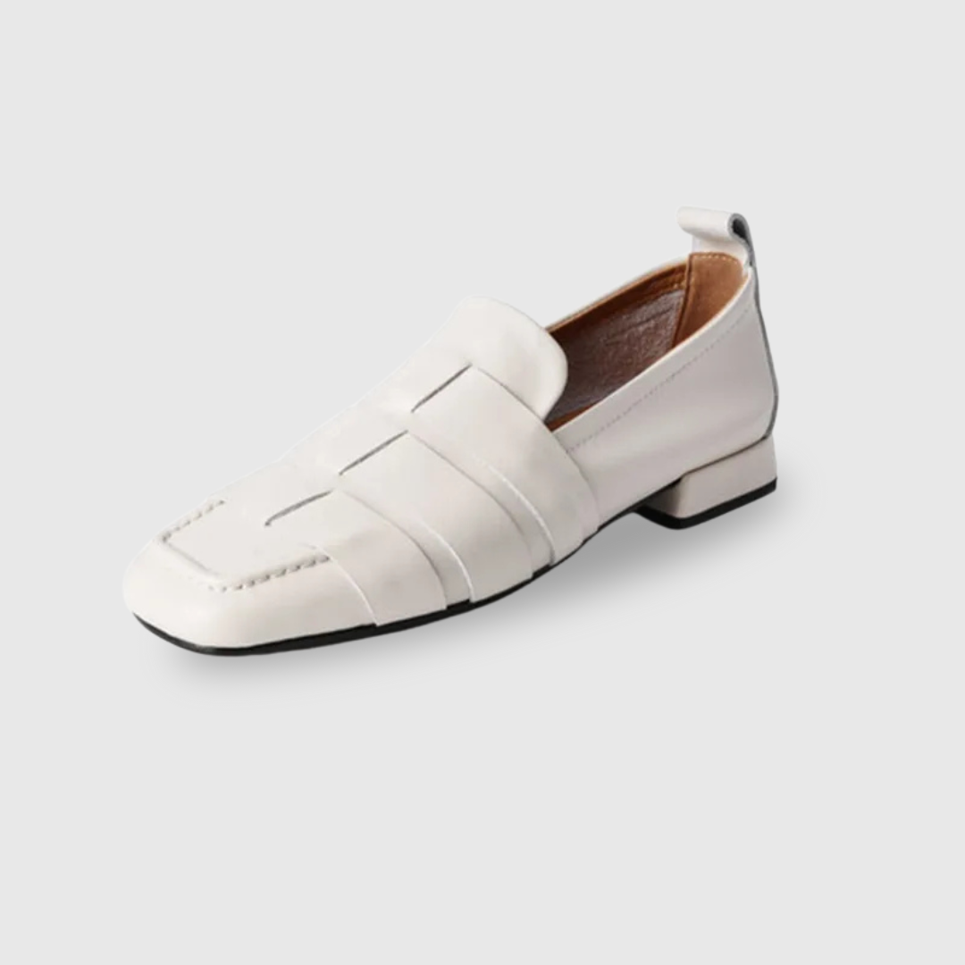 Low Heel Retro Loafers