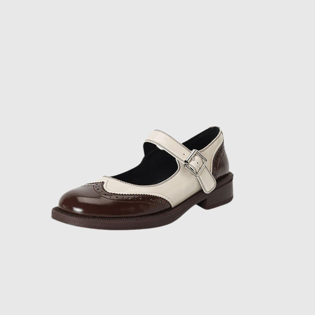Retro Leather Mary Janes