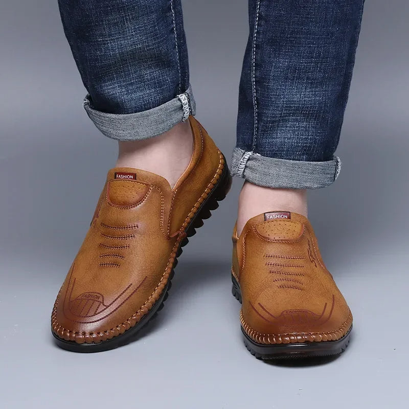 Solaro Stylish Leather Loafers for Men