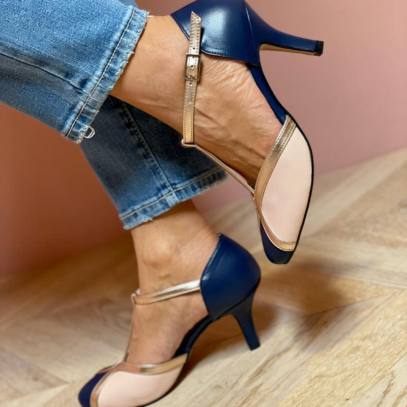 Laya™ | T-Bar Court Shoes, Round Toe, Colourful and Comfortable