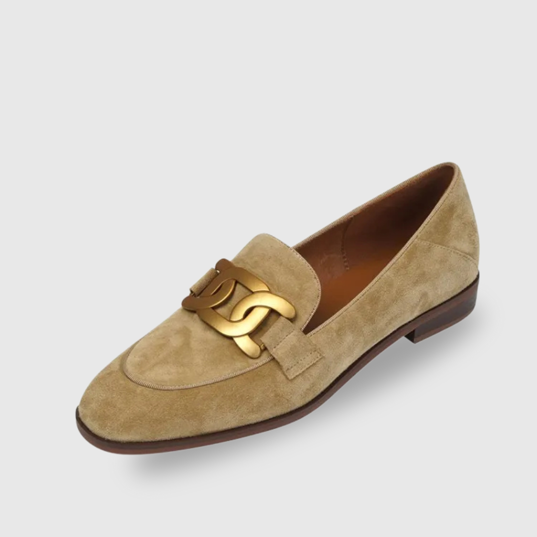 Low Heel Buckle Shoes