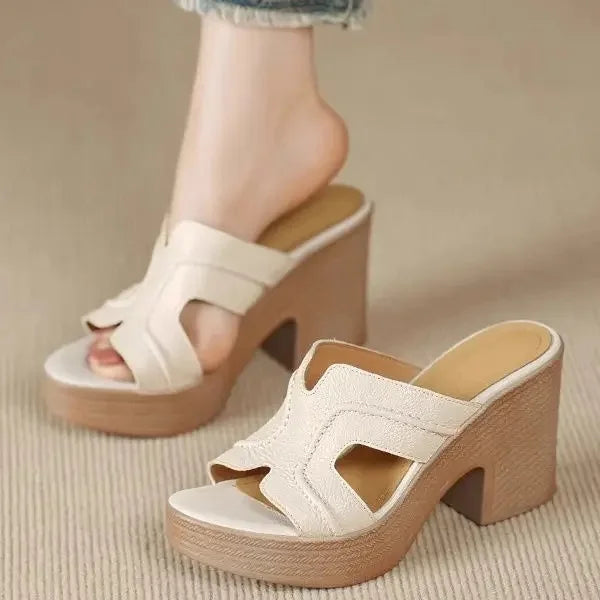 Thick Heel Wedges