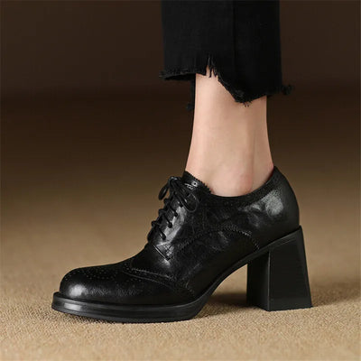 High Heel Lace Pumps