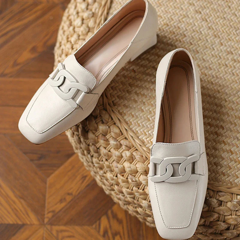 Square Toe Retro Shoes