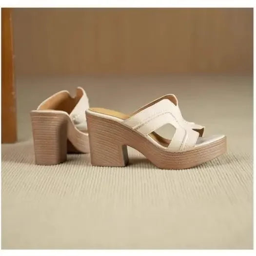 Thick Heel Wedges