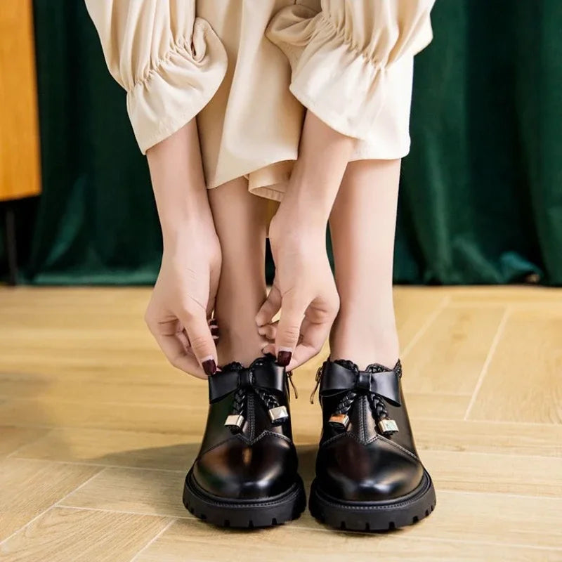 Chunky Heel Pumps
