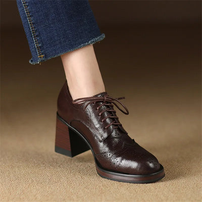 High Heel Lace Pumps