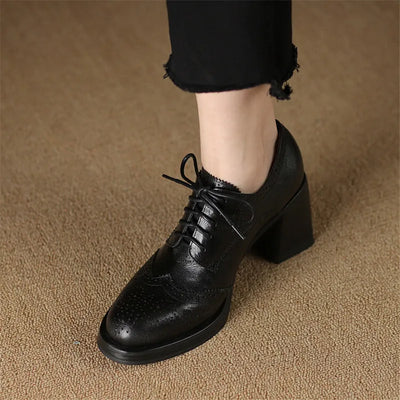 High Heel Lace Pumps