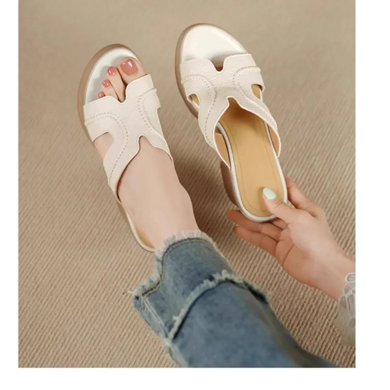Thick Heel Wedges