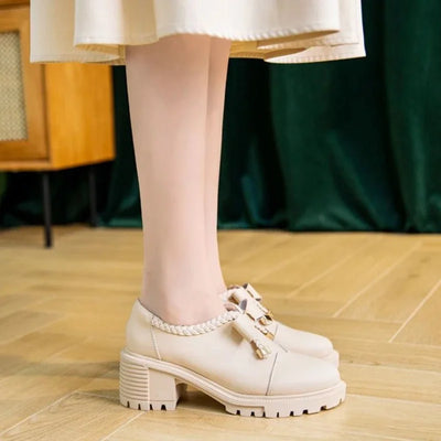 Chunky Heel Pumps