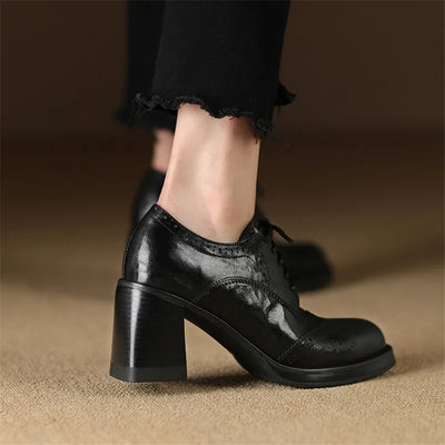 High Heel Lace Pumps