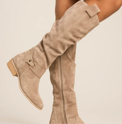 BelleVie Elegance – Timeless suede Boots for Women