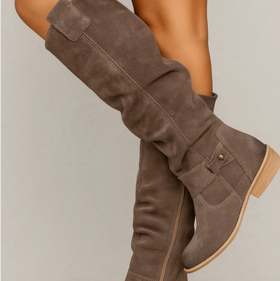 BelleVie Elegance – Timeless suede Boots for Women