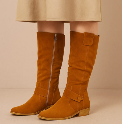 BelleVie Elegance – Timeless suede Boots for Women
