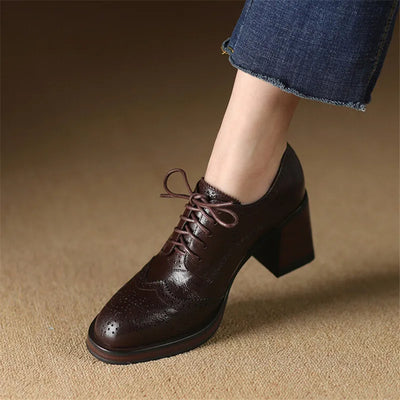High Heel Lace Pumps