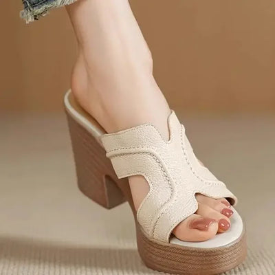 Thick Heel Wedges