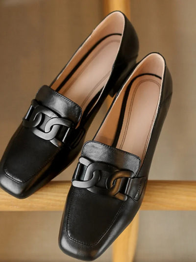 Square Toe Retro Shoes