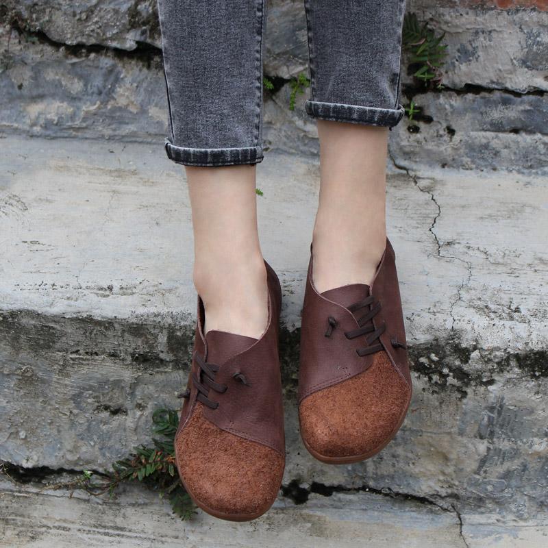 Leather Women Loafers