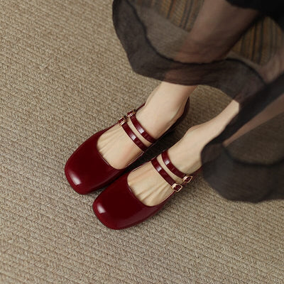 Handmade Leather Mary Janes