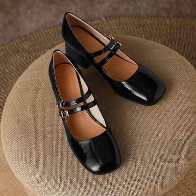 Handmade Leather Mary Janes