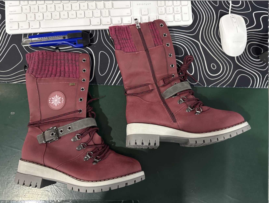 Erica Waterproof Knee-High Snow Boots - Your guarantee against slips