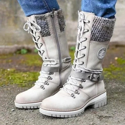 Erica Waterproof Knee-High Snow Boots - Your guarantee against slips