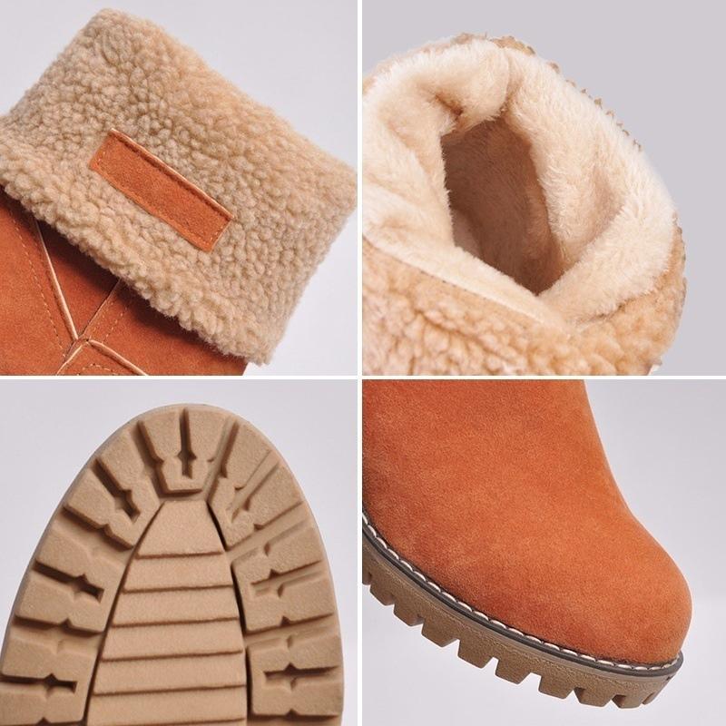 Lined™ Ankle Boots | Faux Suede | Warm and Stylish