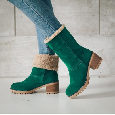 Lined™ Ankle Boots | Faux Suede | Warm and Stylish