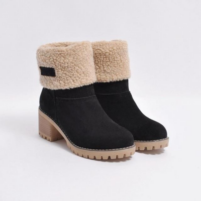 Lined™ Ankle Boots | Faux Suede | Warm and Stylish