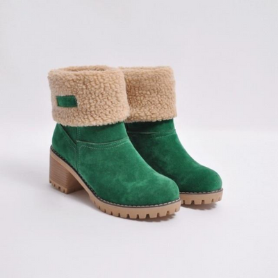Lined™ Ankle Boots | Faux Suede | Warm and Stylish