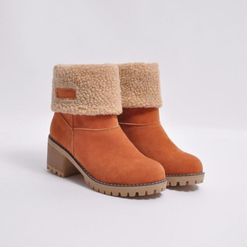 Lined™ Ankle Boots | Faux Suede | Warm and Stylish